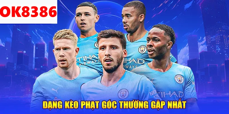 Dạng kèo phạt góc xuất hiện nhiều nhất